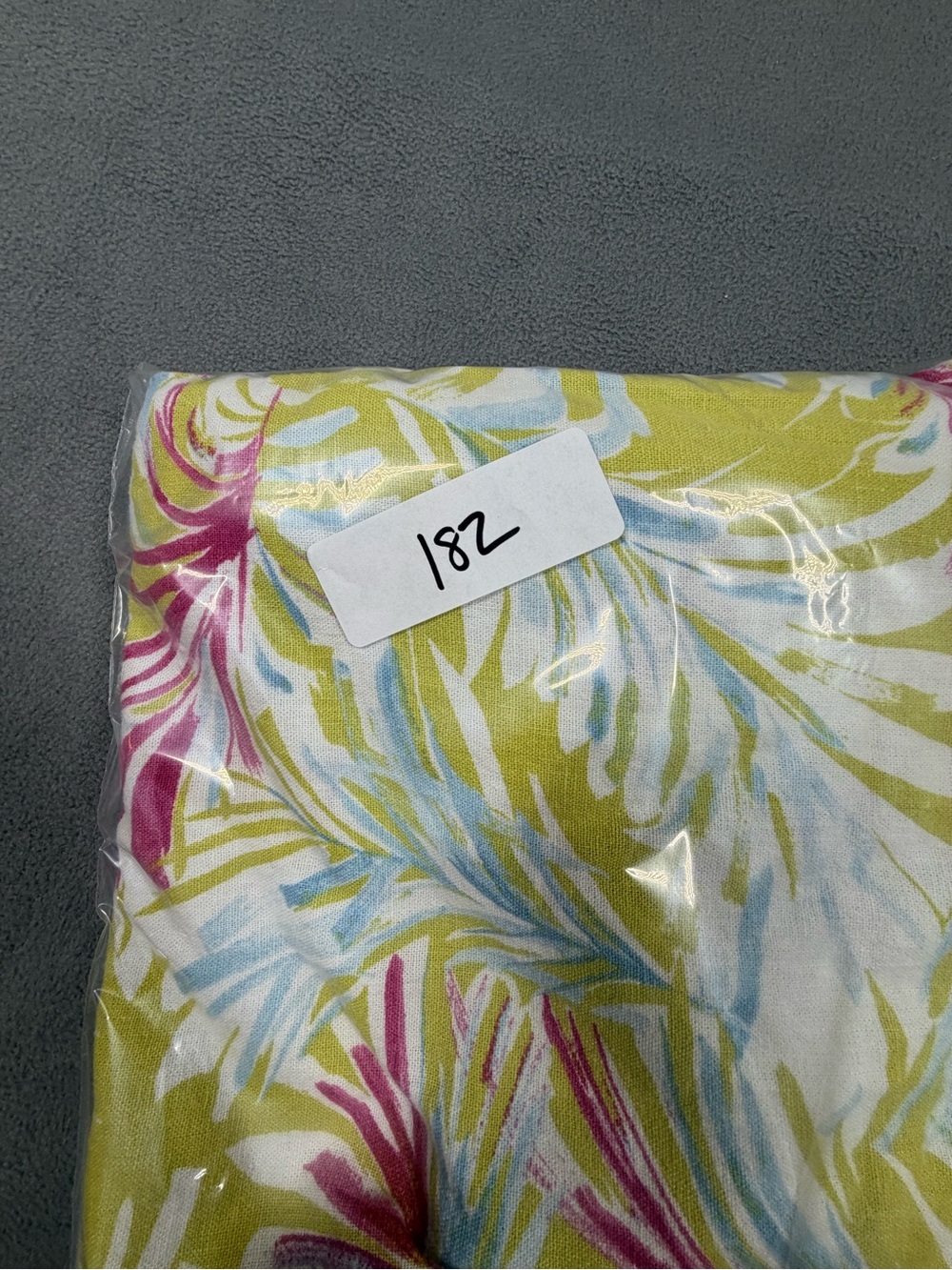 Land N Sea Tropical Print Linen Blend Pink & Green Pants - Picture 9 of 9